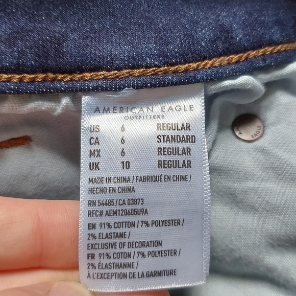 Ladies American Eagle denim mini skirt size 6 - Picture 5 of 6